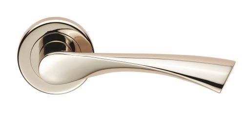 Click Here To Enlarge This Photo Of SZR020PN - Carlisle Brass Serozzetta 'Venti' Lever on Rose Polished Nickel