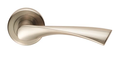 Click Here To Enlarge This Photo Of SZR020SN - Carlisle Brass Serozzetta 'Venti' Lever on Rose Satin Nickel