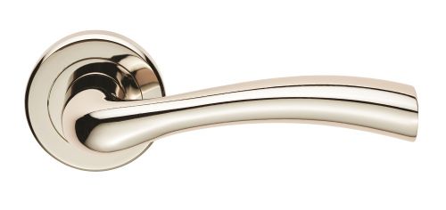 Click Here To Enlarge This Photo Of SZR050PN - Carlisle Brass Serozzetta 'Cinquanta' Lever on Rose Polished Nickel