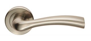 SZR050SN - Carlisle Brass Serozzetta 'Cinquanta' Lever on Rose Satin Nickel