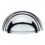 C47CP - Carlisle Brass Fingertip Design Victorian Cup Pull 76mm Polished Chrome