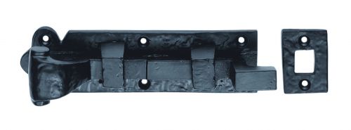 Click Here To Enlarge This Photo Of LF5563B - Carlisle Brass Ludlow Foundries Cranked Door Bolt 152mm Antique Black