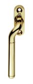 V1008LH - Carlisle Brass Cranked Locking Espag. Handle (Left Hand) Polished Brass