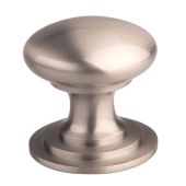 M47ESSE - Carlisle Brass Fingertip Design Victorian Knob 50mm Satin Stainless Steel