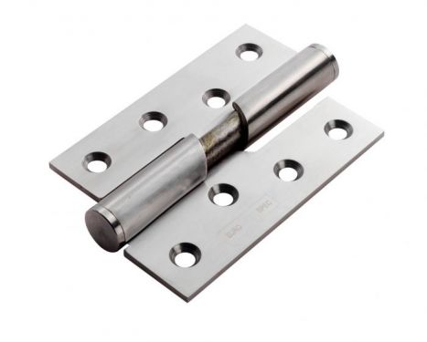 Click Here To Enlarge This Photo Of RBH1433LEF/SSS - Carlisle Brass Eurospec 102mm x 76mm x 3mm Rising Butt Hinges (Left Hand) Satin Stainless Steel