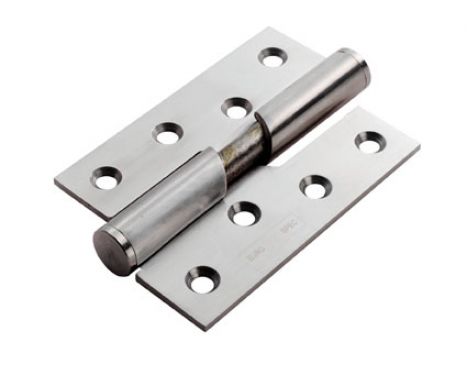 Click Here To Enlarge This Photo Of RBH1433RIG/SSS - Carlisle Brass Eurospec 102mm x 76mm x 3mm Rising Butt Hinges (Right Hand) Satin Stainless Steel