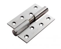 RBH1433RIG/SSS - Carlisle Brass Eurospec 102mm x 76mm x 3mm Rising Butt Hinges (Right Hand) Satin Stainless Steel