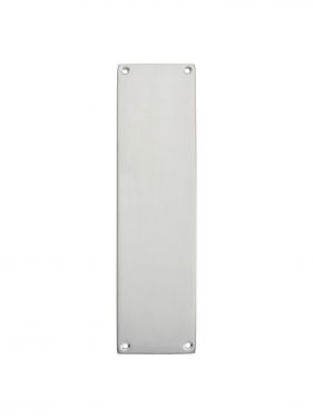 Click Here To Enlarge This Photo Of M39SC - Carlisle Brass Victorian Finger Plate 305 x 70mm Satin Chrome