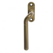 V1008LHFB - Carlisle Brass Cranked Locking Espag. Handle (Left Hand) Florentine Bronze