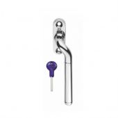 V1008RHCP - Carlisle Brass Cranked Locking Espag. Handle (Right Hand) Polished Chrome