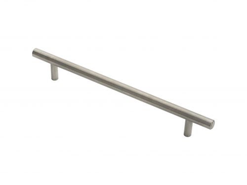 Click Here To Enlarge This Photo Of FTD410CSS - Carlisle Brass Fingertip Design 10mm Stainless Steel T-Bar Handle (160mm c/c) 210mm Satin Stainless Steel