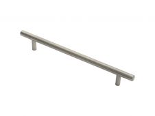 FTD410CSS - Carlisle Brass Fingertip Design 10mm Stainless Steel T-Bar Handle (160mm c/c) 210mm Satin Stainless Steel