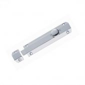 AQ82SC - Carlisle Brass Flat Surface Bolt 150mm Satin Chrome