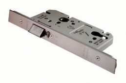 DLS7260NLASSS - Carlisle Brass Eurospec Din Euro Anti-Thrust Nightlatch 60mm (72mm c/c) Satin Stainless Steel