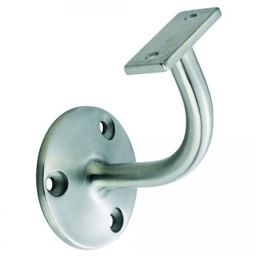 Click Here To Enlarge This Photo Of HRB1000SSS/P62 - Carlisle Brass Eurospec Handrail Bracket (62mm Projection) Satin Stainless Steel