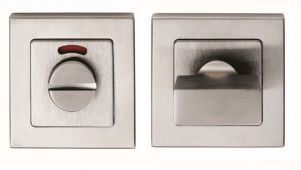 SST1415-ISSS - Carlisle Brass Eurospec Square Thumbturn & Release with Indicator on 52 x 8mm Square Rose Satin Stainless Steel