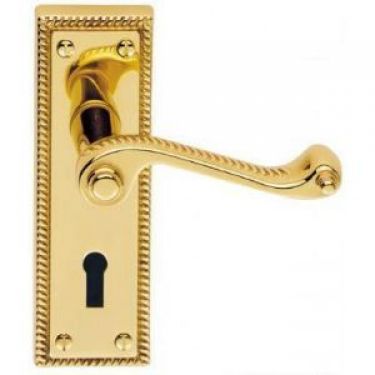 Click Here To Enlarge This Photo Of CBG1 - Carlisle Brass Georgian Lever Lock Furniture (Contract Range) Polished Brass