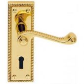 CBG1 - Carlisle Brass Georgian Lever Lock Furniture (Contract Range) Polished Brass