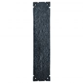 LF55101 - Carlisle Brass Ludlow Foundries Finger Plate 315x65mm Black Antique