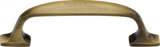 C7213 76-AT Heritage Brass Cabinet Pull Durham Design 76mm ctc Antique Brass Finish