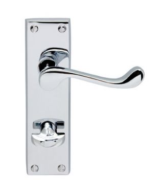 Click Here To Enlarge This Photo Of CBS54WCCP - Carlisle Brass Victorian Scroll Lever Bathroom Furniture (Contract Range) Polished Chrome
