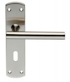 CSLP1164P/SSS - Carlisle Brass Eurospec T-Bar Lock Lever on 172 x 44mm Backplate Satin Stainless Steel