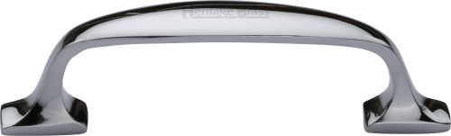 Click Here To Enlarge This Photo Of C7213 76-PC Heritage Brass Cabinet Pull Durham Design 76mm ctc Polished Chrome Finish