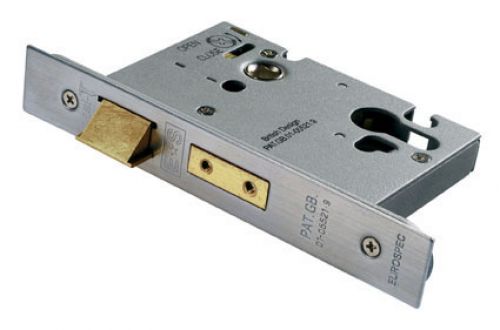 Click Here To Enlarge This Photo Of ESS5025SSS - Carlisle Brass Eurospec Easi-T 64mm Euro Profile Sashlock Satin Stainless Steel