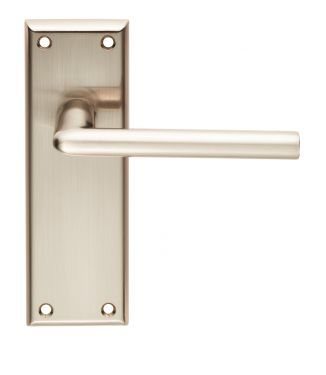 Click Here To Enlarge This Photo Of SZR012SN - Carlisle Brass Serozzetta 'Dieci' Lever on Backplate Latch Satin Nickel