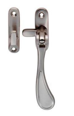 Click Here To Enlarge This Photo Of M73SN - Carlisle Brass Victorian Reversible Casement Fastener with Hook & Mortice Plate Satin Nickel