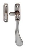 M73SN - Carlisle Brass Victorian Reversible Casement Fastener with Hook & Mortice Plate Satin Nickel