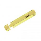 AQ83 - Carlisle Brass Flat Surface Bolt 202mm Polished Brass