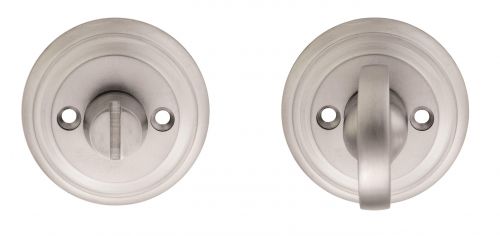 Click Here To Enlarge This Photo Of DK12SC - Carlisle Brass Delamain Large Turn & Release  (Face Fix) Satin Chrome