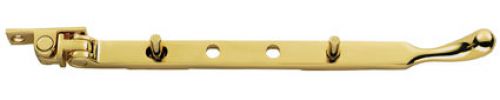 Click Here To Enlarge This Photo Of WF12S - Carlisle Brass Bulb End Casement Stay 250mm Polished Brass
