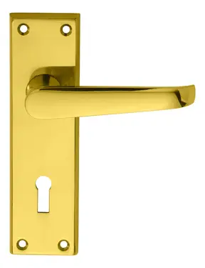 Click Here To Enlarge This Photo Of M30 - Carlisle Brass Victorian Lever Lock Furniture Polished Brass