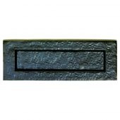 LF5524 - Carlisle Brass Ludlow Foundries Traditional Letter Plate - Black Antique - Size: 268x91mm - c/c: 233mm - Aperture: 196x46mm