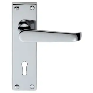 M30CP - Carlisle Brass Victorian Lever Lock Furniture Polished Chrome