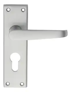 M30YSC - Carlisle Brass Victorian Lever Lock Euro Profile Furniture &lpar;47&period;5mm c&sol;c&rpar; Satin Chrome