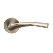 CSL1121/6SSS - Carlisle Brass Eurospec 'Breeze' Designer Lever on 6mm Slim Round Rose (G304) Satin Stainless Steel