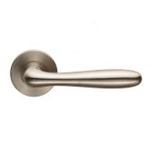 CSL1127/6SSS - Carlisle Brass Eurospec 'Peninsula' Designer Lever on 6mm Slim Round Rose (G304) Satin Stainless Steel