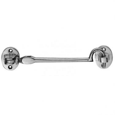 Click Here To Enlarge This Photo Of AA64SC - Carlisle Brass Heavyweight Cabin Hook (Silent Pattern) 254mm Satin Chrome