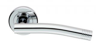 ZIN3115PC - Carlisle Brass Serozzetta 'Carolina' Lever on Round Rose Polished Chrome