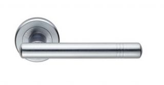 ZIN3116SC - Carlisle Brass Serozzetta 'Atalaya' Lever on Round Rose Satin Chrome