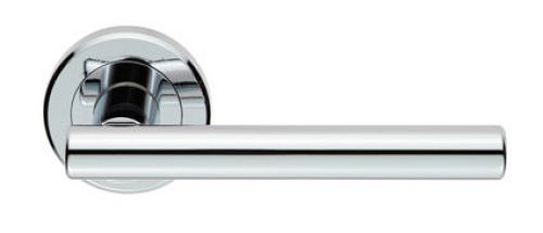 Click Here To Enlarge This Photo Of ZIN3121PC - Carlisle Brass Serozzetta 'Philadelphia' Lever on Round Rose Polished Chrome