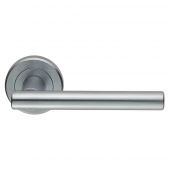 ZIN3121SC - Carlisle Brass Serozzetta 'Philadelphia' Lever on Round Rose Satin Chrome
