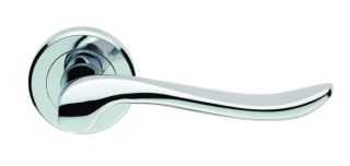 ZIN3130PC - Carlisle Brass Serozzetta 'Verdun' Lever on Round Rose Polished Chrome