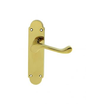 Click Here To Enlarge This Photo Of DL167 - Carlisle Brass 'Oakley' Lever Latch Furniture Polished Brass