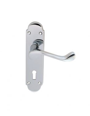 Click Here To Enlarge This Photo Of DL168CP - Carlisle Brass 'Oakley' Lever Lock Furniture Polished Chrome