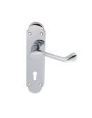 DL168CP - Carlisle Brass 'Oakley' Lever Lock Furniture Polished Chrome