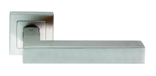 Click Here To Enlarge This Photo Of SSL1401SSS - Carlisle Brass Eurospec 'Alvar' Designer Lever on Square Rose (G304) Satin Stainless Steel